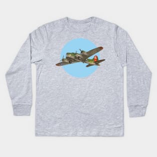 B-17 Flying Fortress Kids Long Sleeve T-Shirt